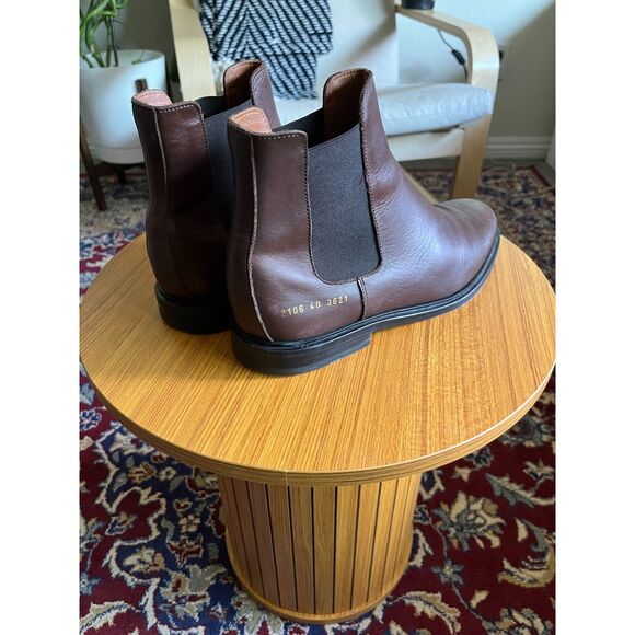 Common Projects Chelseas in Dark Brown Leather main image 6